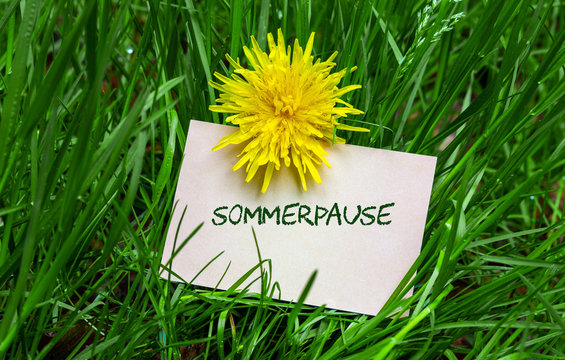 Sommerpause