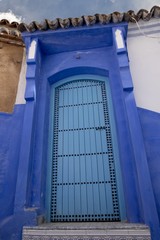 The blue doors of Chefchaouen, Morocco with their unique style