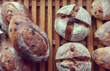 various kinds of healthy bread