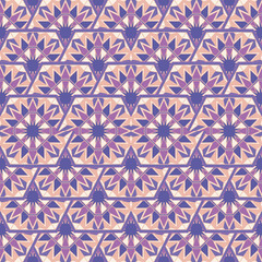 Seamless pattern mosaic oriental. Traditional antique ornament morocco and arabian. Geometry oriental ethnic tile.