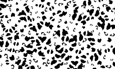 Leopard print design. Animal skin pattern.