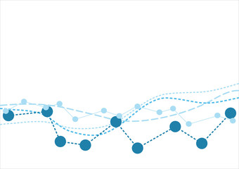 Abstract chart stock market and graph background with copy space. Business and marketing idea concept. Clean and flat style