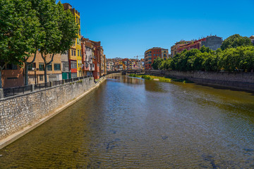 Girona, beautiful city of Catalonia ,Spain called the little Florence