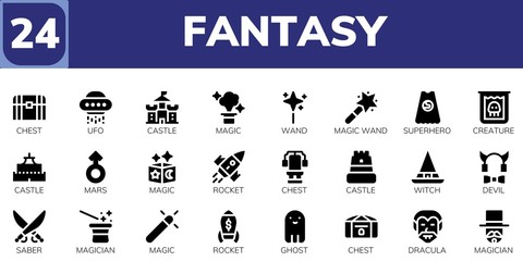 fantasy icon set