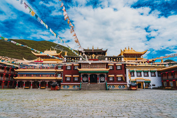  Tibetan Buddhism at Tagong Temple, Sakya,Ganzi Prefecture, Sichuan, China
