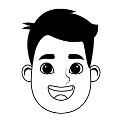 young man avatar cartoon character