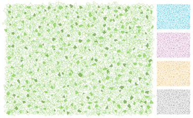 Abstract Leaf Background. Clean and flat design.