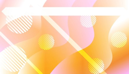 Abstract Background With Dynamic Effect. For Your Design Ad, Banner, Cover Page. Vector Illustration with Color Gradient.