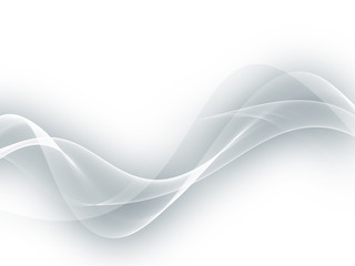 Soft green abstract business graphic wave background