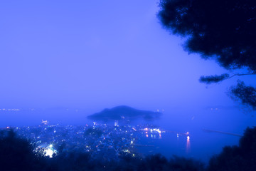 丘の上から鞆の浦