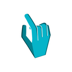 hand cursor isolated icon vector ilustration