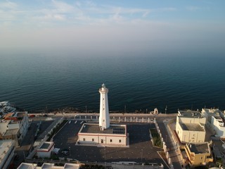 Torre Canne lighthouse aerial view