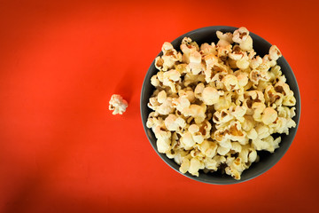 popcorn in a bowl
