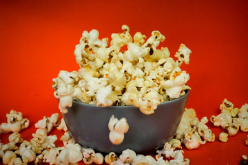 popcorn in a bowl