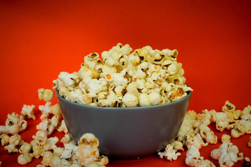 popcorn in a bowl