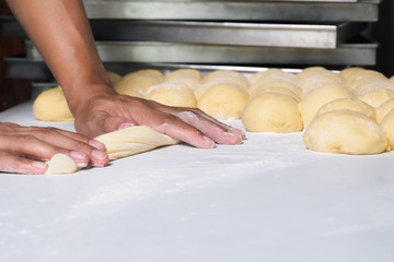 Knead the dough