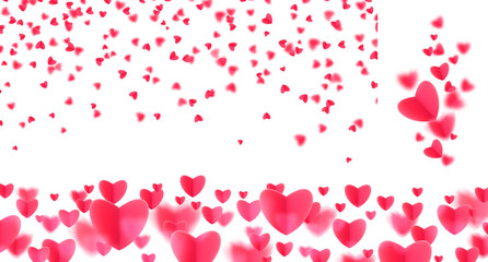 Happy holidays: Valentines day 14 february, Mothers, Womens day 8 march background, paper cut hearts. 3d Vector illustration. Romantic wedding design, flyers, banners, offers, sale,celebrations...