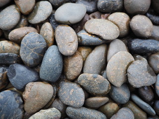 Fototapeta na wymiar A gray pebbles