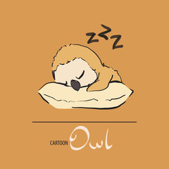 Cute owl illustration
