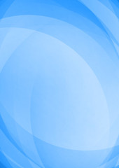 Curved abstract blue background
