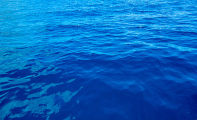 Fototapeta na wymiar Blue sea water background