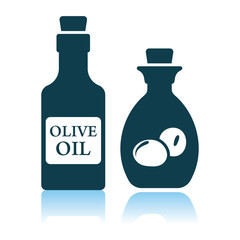 Bottle Of Olive Oil Icon