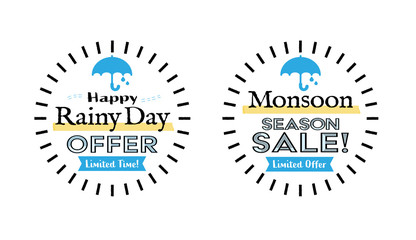 Campaign and Coupon advertisement set for 