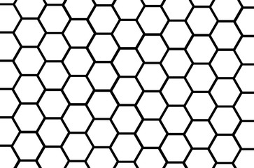 abstract background with hexagons