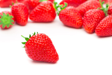 Strawberry isolated on white background. Clipping Path