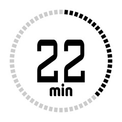 The minutes countdown timer 