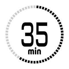 The minutes countdown timer 