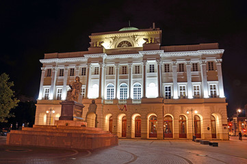 Staszic Palace in Warsaw,Poland