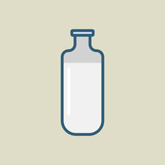 Milk bottle icon. New trendy milk bottle vector icon. Illustration