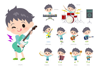 blue clothing boy_pop music