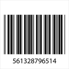 Barcode and number icon.