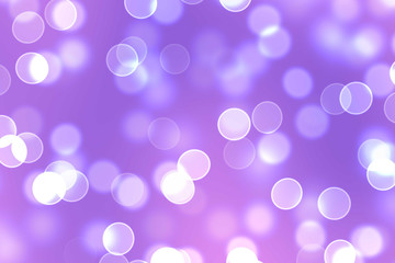 Purple glitter lights background. Blurred abstract holiday background. Romantic Purple bokeh illustration background