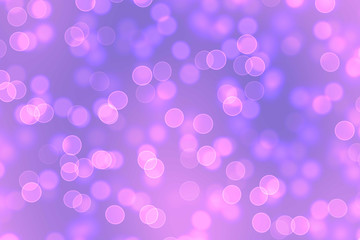 Purple glitter lights background. Blurred abstract holiday background. Romantic Purple bokeh illustration background