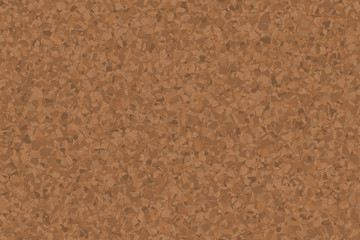 Cork notice board. Natural cork texture. Top view background 