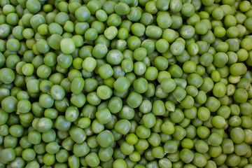 Green pea. Fresh Peeled Peas