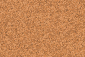 Cork notice board. Natural cork texture. Top view background 