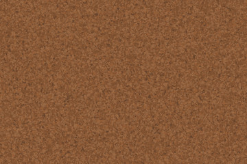 Cork notice board. Natural cork texture. Top view background 