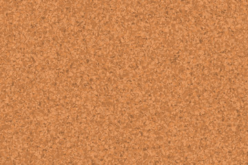 Cork notice board. Natural cork texture. Top view background 