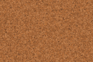 Cork notice board. Natural cork texture. Top view background 