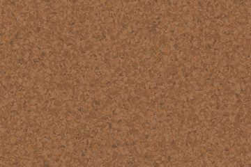 Cork notice board. Natural cork texture. Top view background 