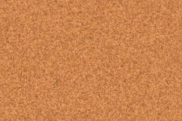 Cork notice board. Natural cork texture. Top view background 