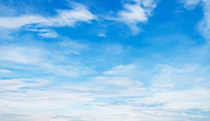Foto op Plexiglas white cloud with blue sky background © lovelyday12