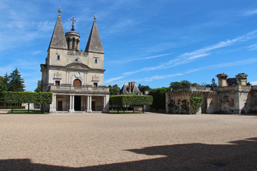 Fototapeta na wymiar renaissance chapel in anet (france)