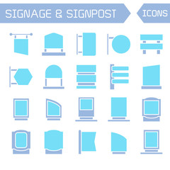 signage and signpost icons