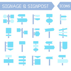 signage and signpost icons