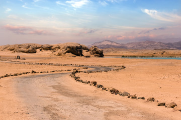 Fototapeta na wymiar Sinai mountains National Park Ras Mohamed (Muhammed, Mohammed) Sharm-el-Sheikh, Egypt